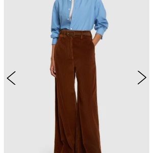 Marni Wide Leg Corduroy Pants - image 1